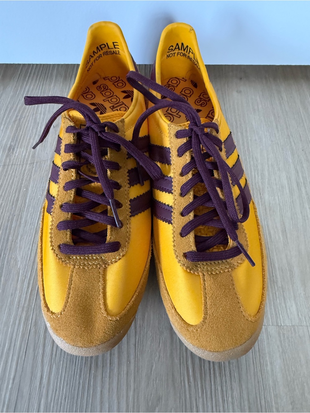 adidas Yellow & Purple Samba-Inspired Sneakers